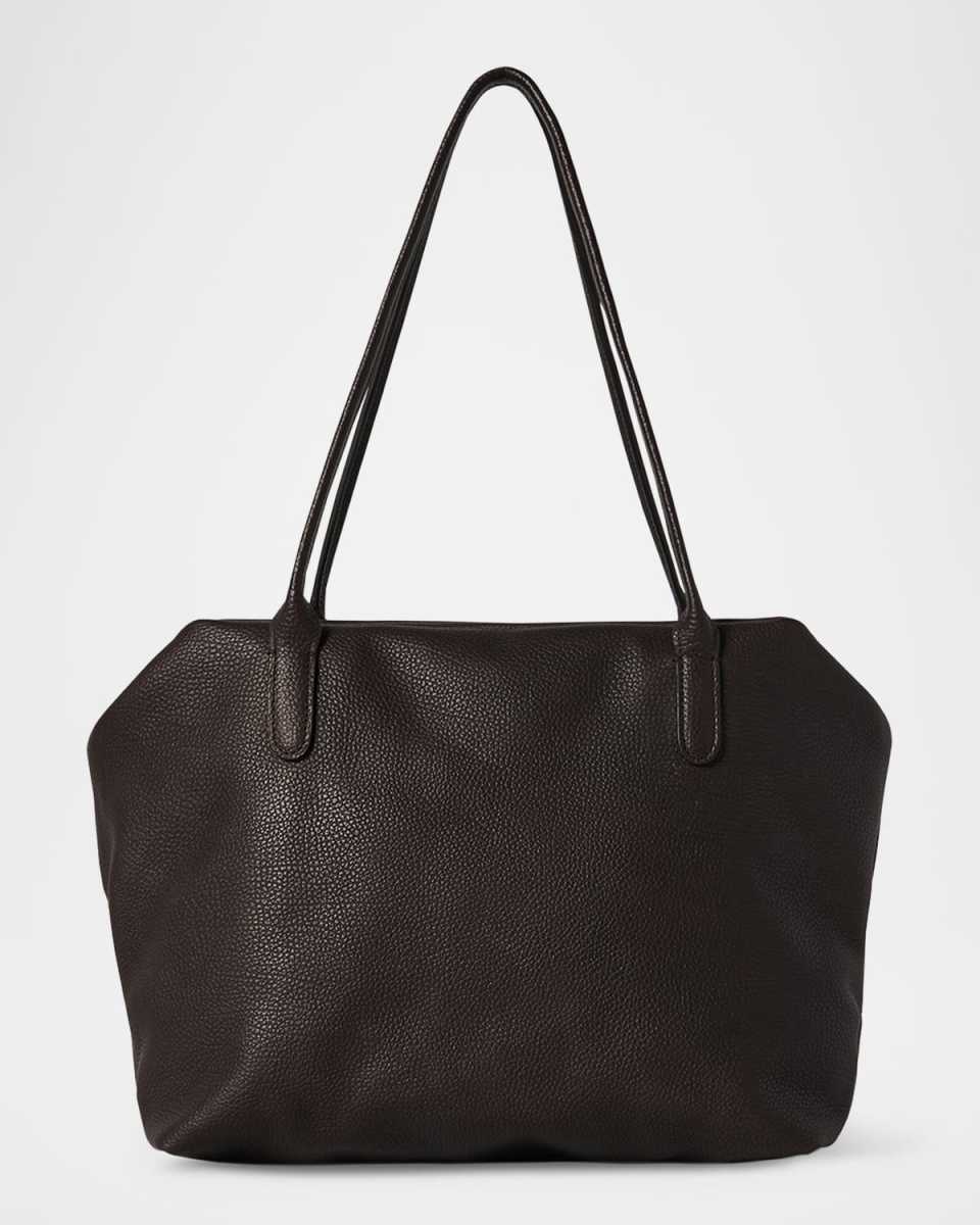 Henri Shoulder Bag in Saddle Grain Leather